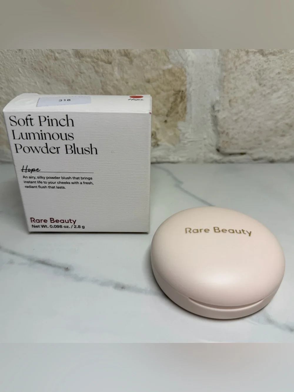 ⭐ RARE BEAUTY SOFT PINCH LUMINOUS POWDER BLUSH ⭐ Shade: Hope 2.8g